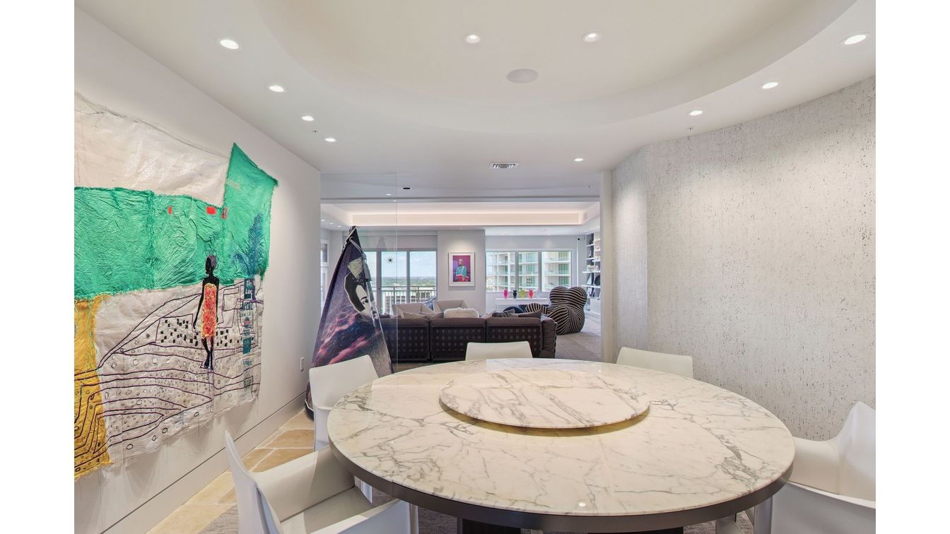 Dining room, Interior, Living room, Recessed Lighting