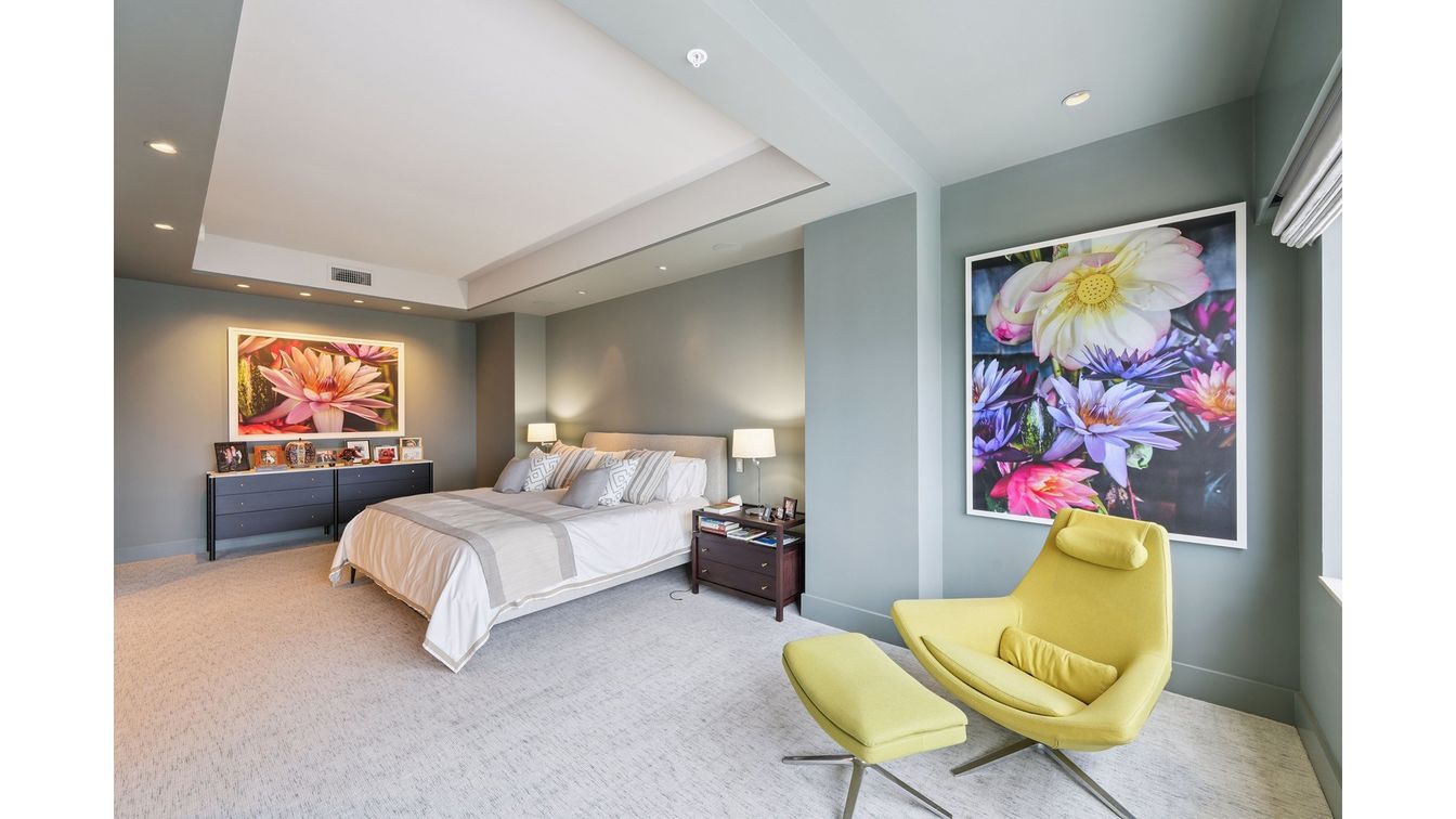 Bedroom, Interior, Recessed Lighting