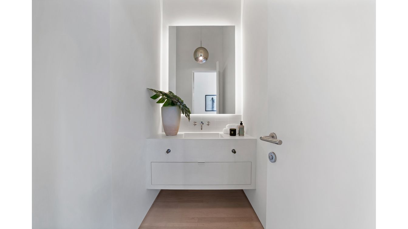 Bathroom, Interior, Wood Texture Flooring