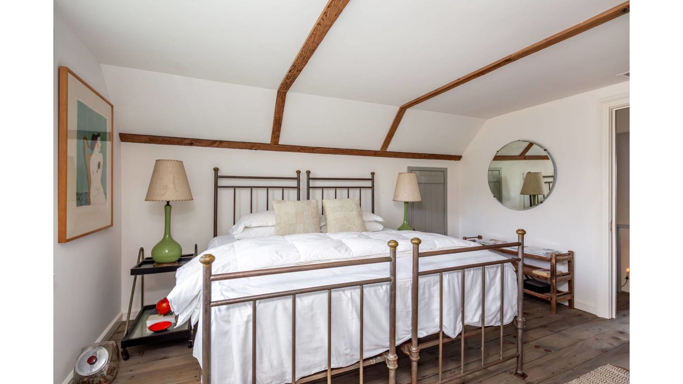 Bedroom, Interior, Wooden Beams, Wood Texture Flooring