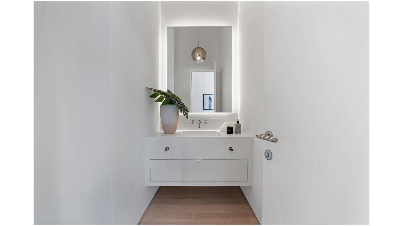 Bathroom, Interior, Wood Texture Flooring