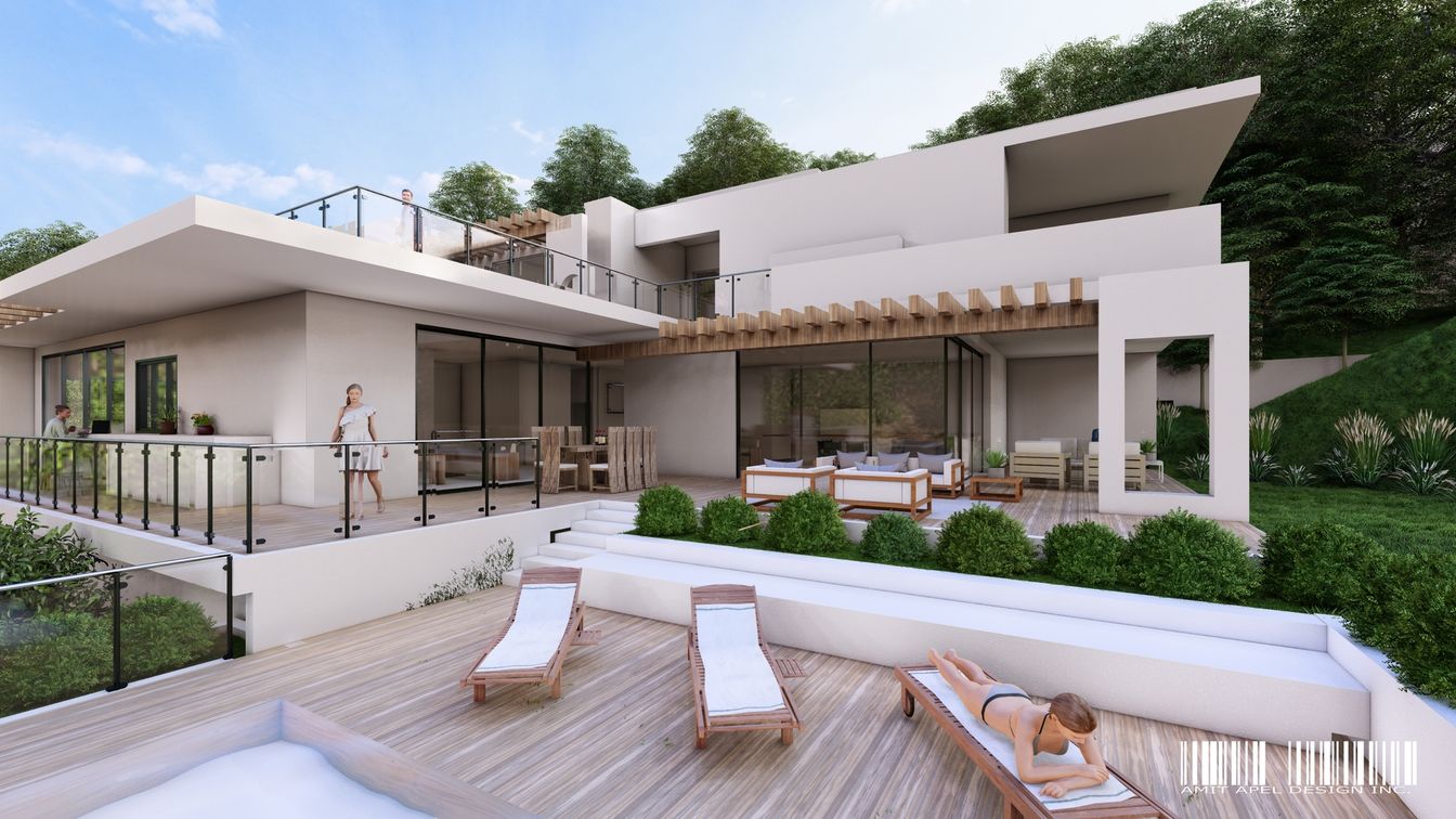 Exterior, Facade, Modern