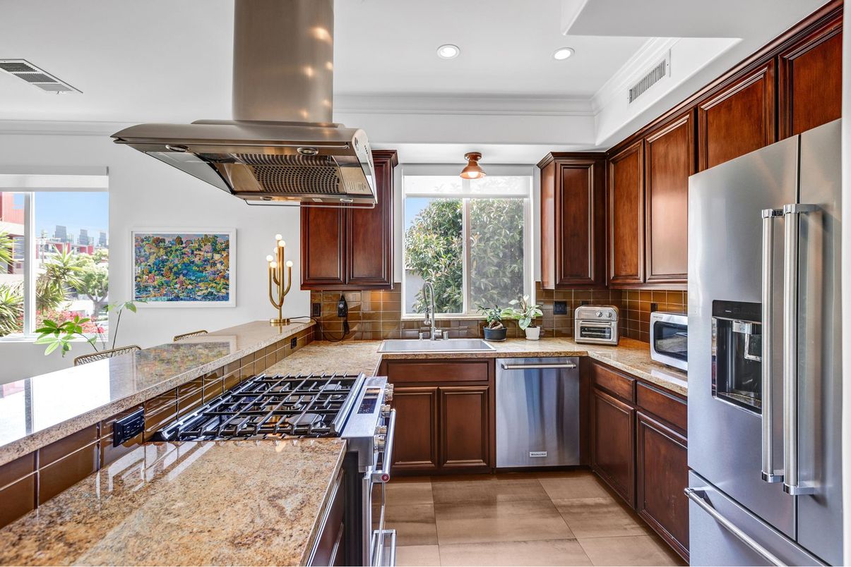 Interior, Kitchen, Recessed Lighting, Stainless Steel Appliances