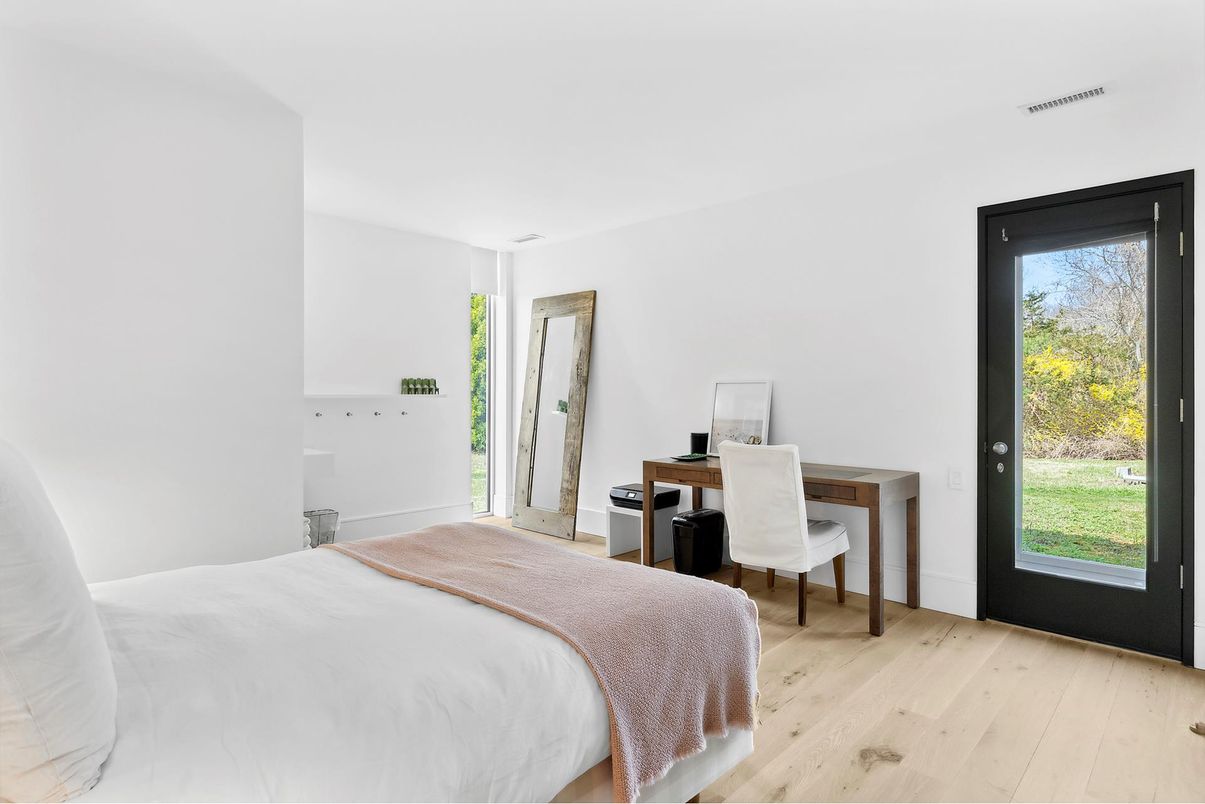 Bedroom, Home Office, Interior, Wood Texture Flooring