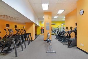 Fitness Equipment, Gym, Interior, Recessed Lighting
