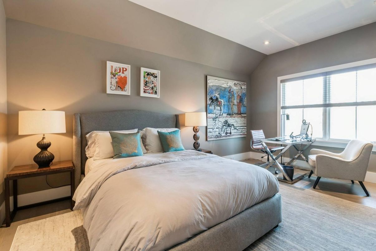 Bedroom, Home Office, Interior, Recessed Lighting