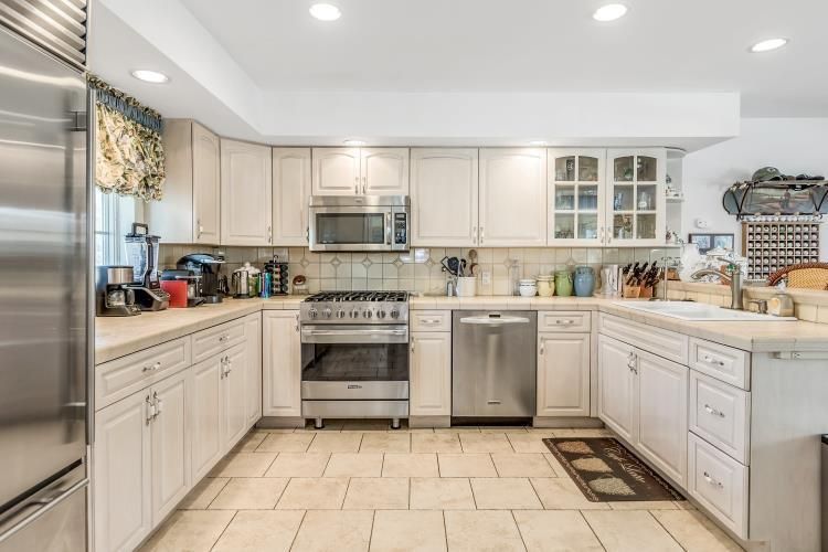 Interior, Kitchen, Recessed Lighting, Stainless Steel Appliances