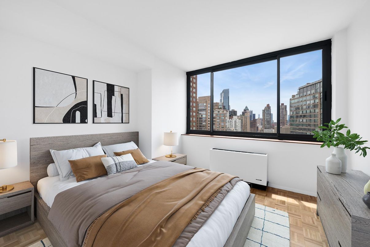 Bedroom, Interior, Wood Texture Flooring