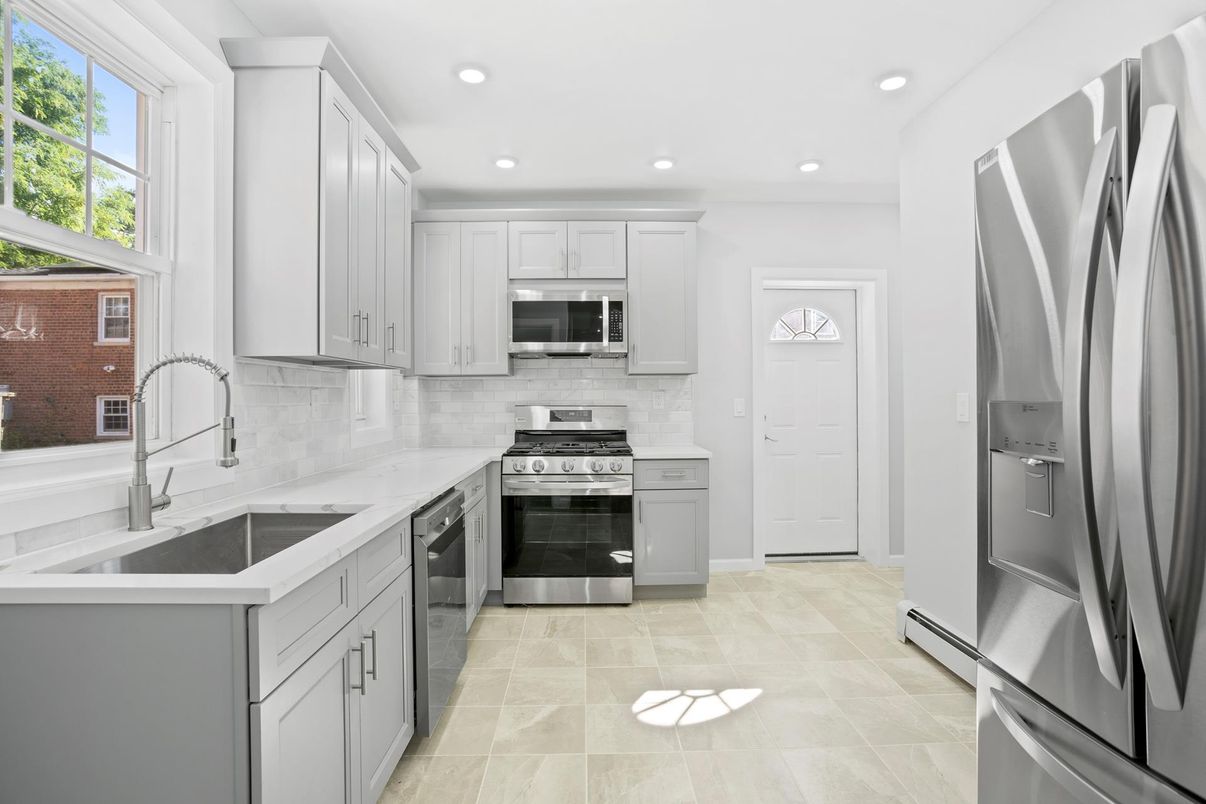 Interior, Kitchen, Recessed Lighting, Stainless Steel Appliances