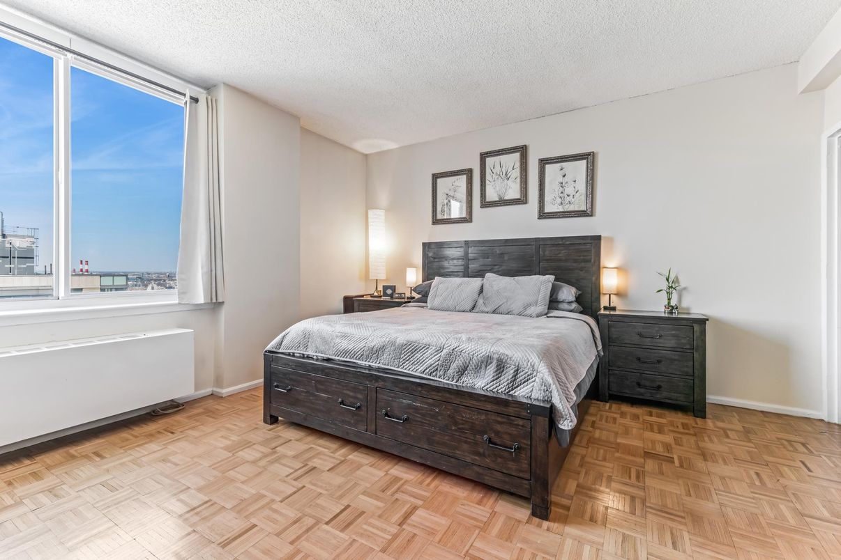Bedroom, Interior, Wood Texture Flooring