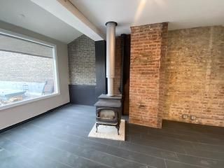 Empty room, Fireplace, Interior, Stone Walls