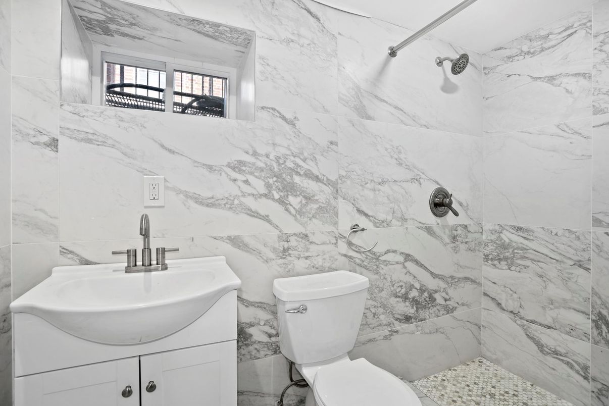 Bathroom, Interior, Marble Walls