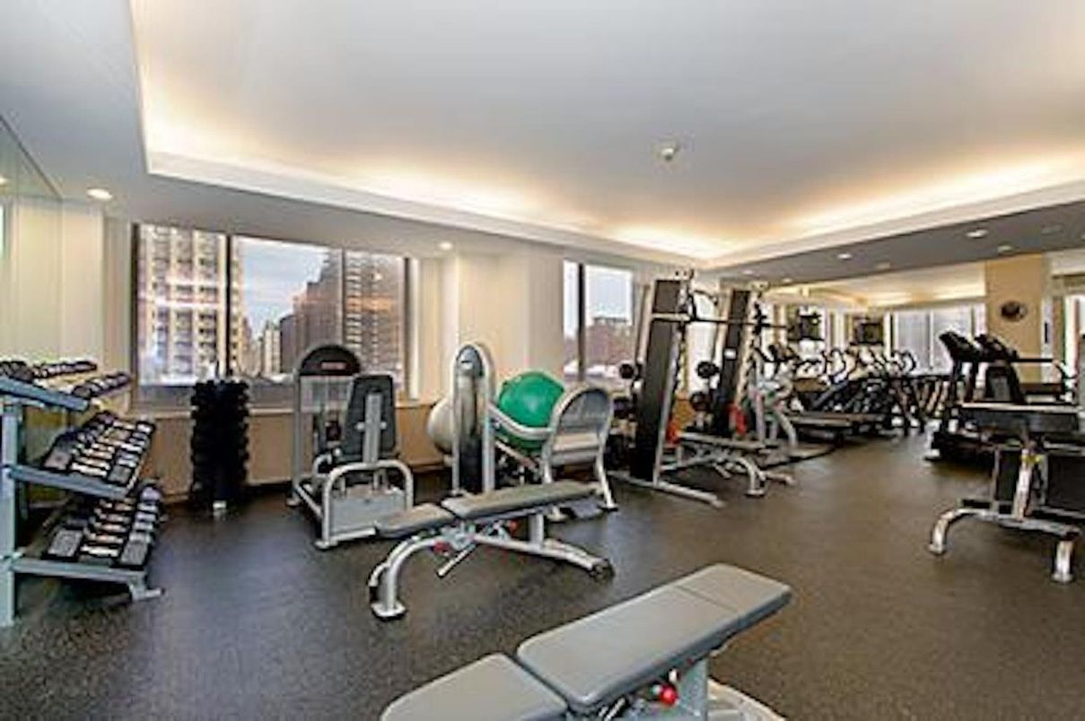 Fitness Equipment, Gym, Interior, Recessed Lighting