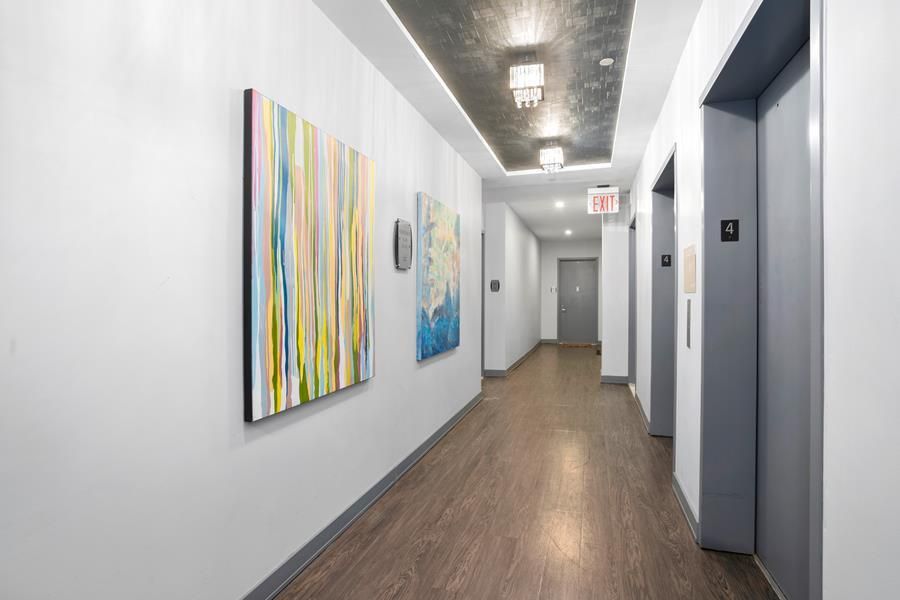 Elevator, Interior, Recessed Lighting, Wood Texture Flooring