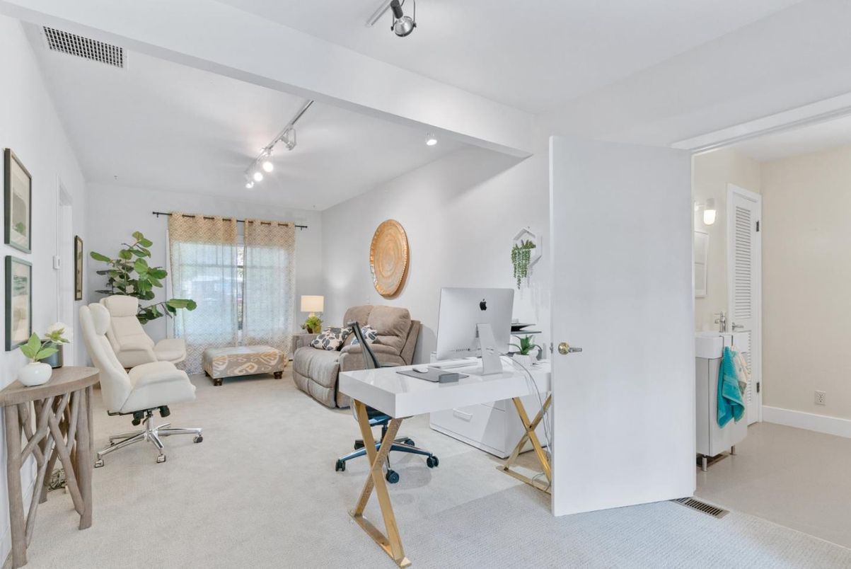 Home Office, Interior, Recessed Lighting
