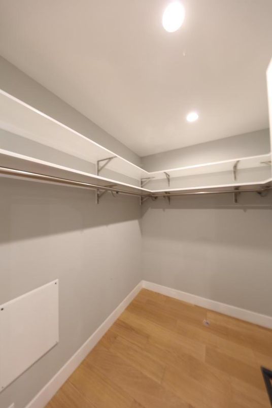 Interior, Recessed Lighting, Walk-in Closets, Wood Texture Flooring
