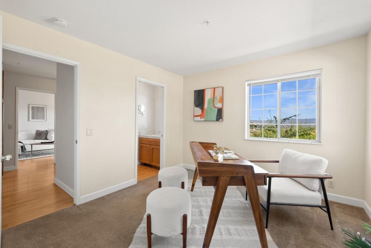 Home Office, Interior, Wood Texture Flooring