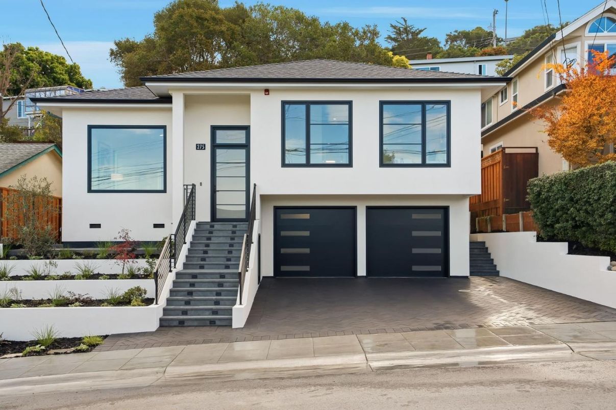 Attached, Exterior, Facade, Raised Ranch