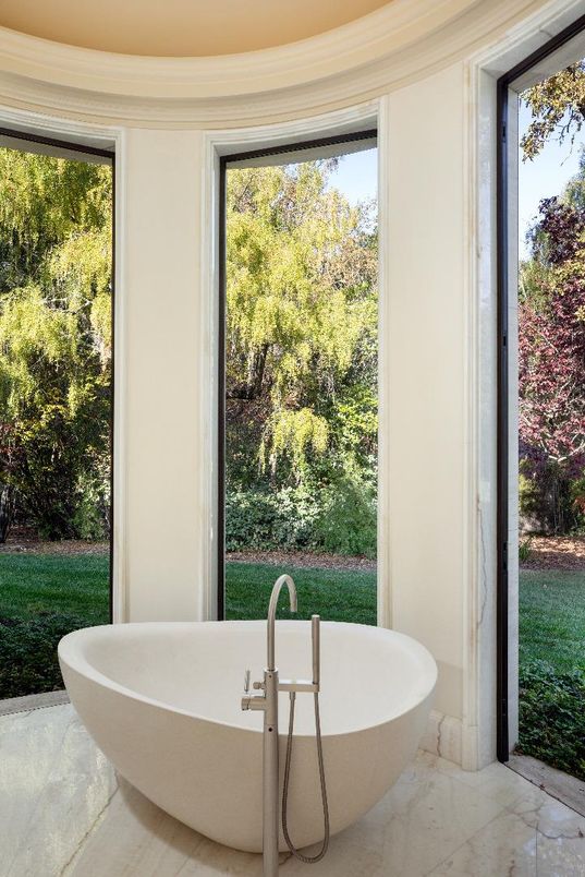 Bathroom, Free Standing Baths, Interior, Marble