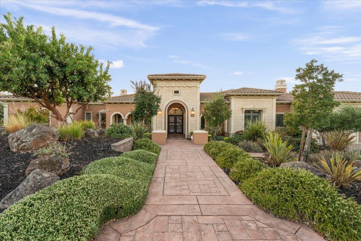 Backyard, Exterior, Facade, Mediterranean