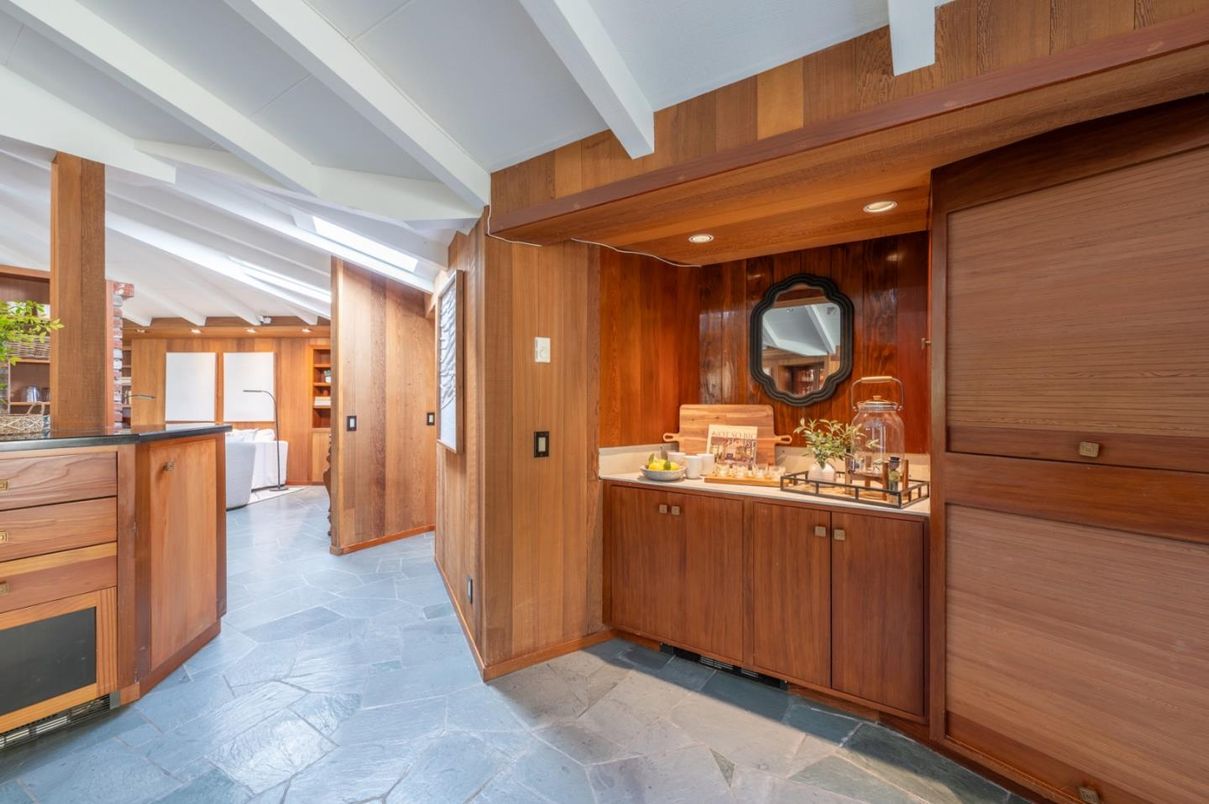 Interior, Recessed Lighting, Wooden Walls