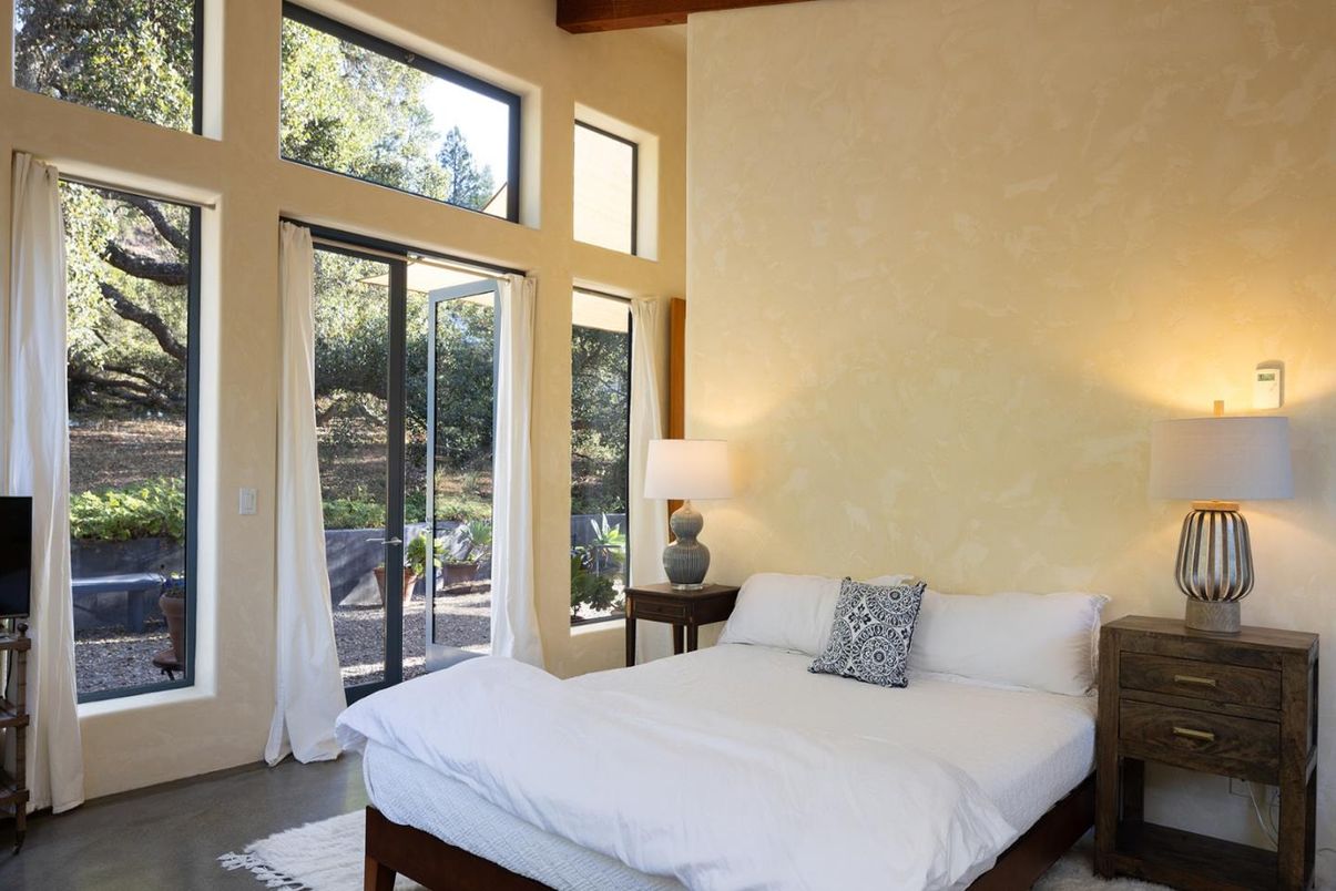 Bedroom, Interior, Wooden Beams