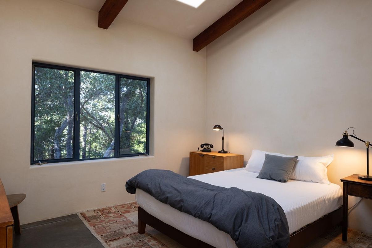Bedroom, Interior, Wooden Beams, Wood Texture Flooring