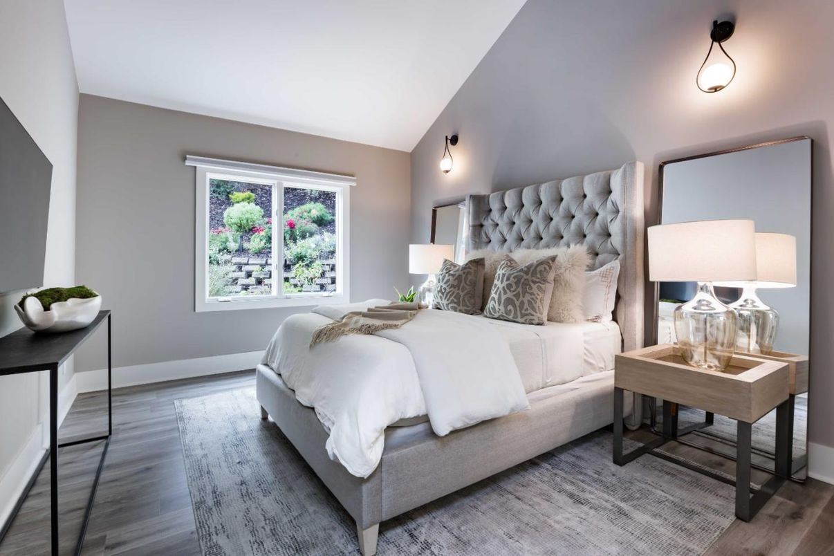 Bedroom, Interior, Wood Texture Flooring