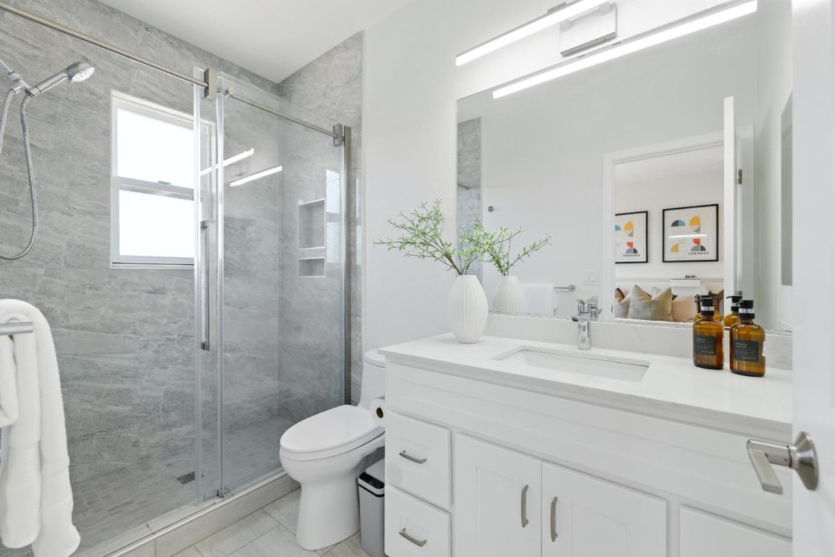 Bathroom, Glass Shower, Interior