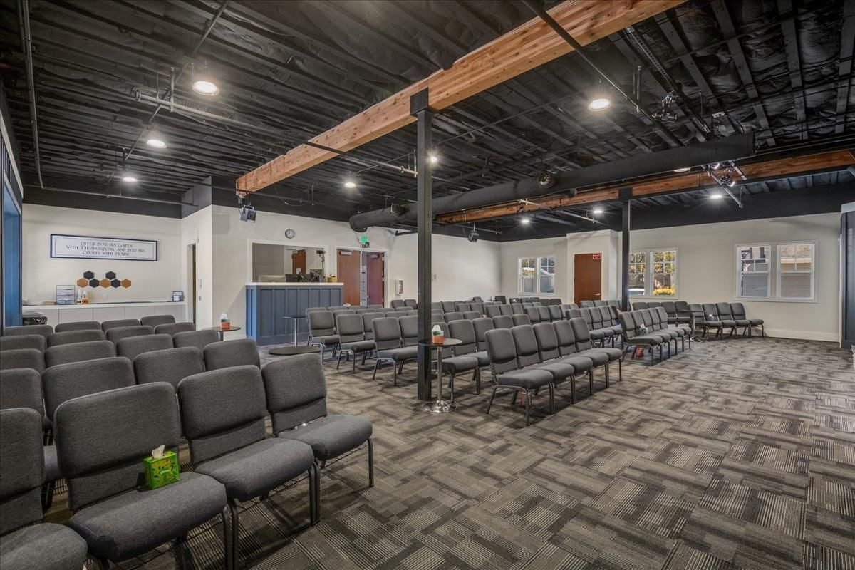 Interior, Recessed Lighting, Theatre Room, Wooden Beams