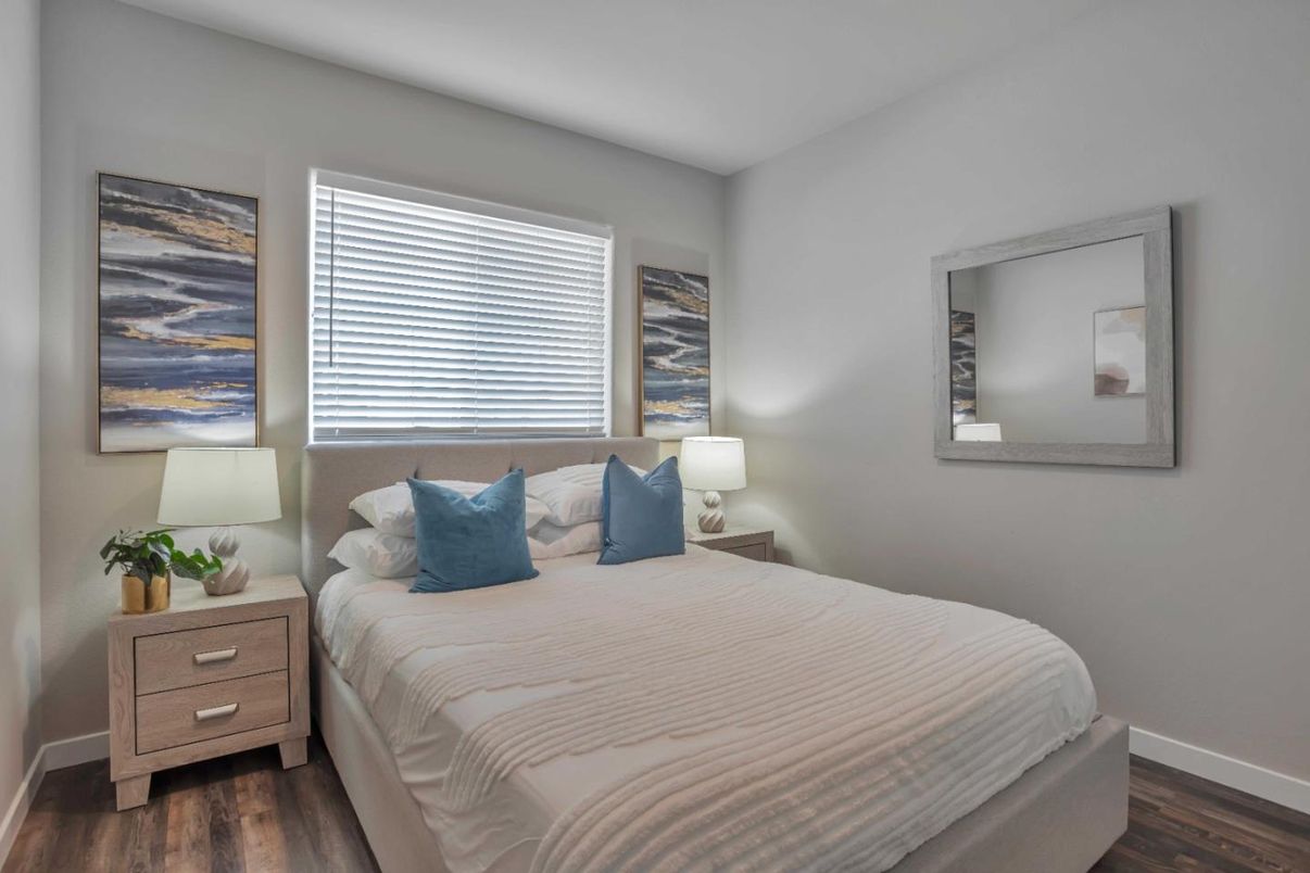 Bedroom, Interior, Wood Texture Flooring