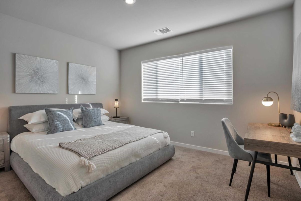 Bedroom, Home Office, Interior, Recessed Lighting