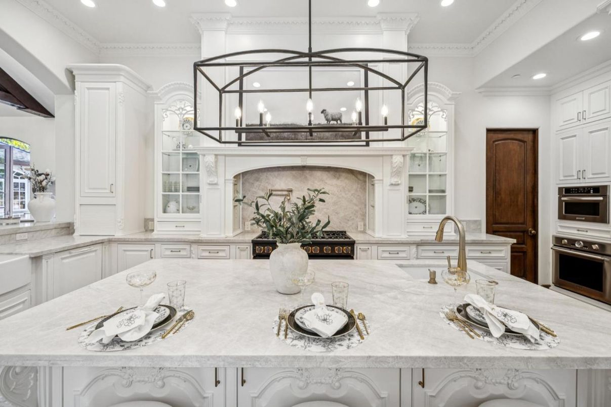 Chandelier, Interior, Kitchen, Recessed Lighting
