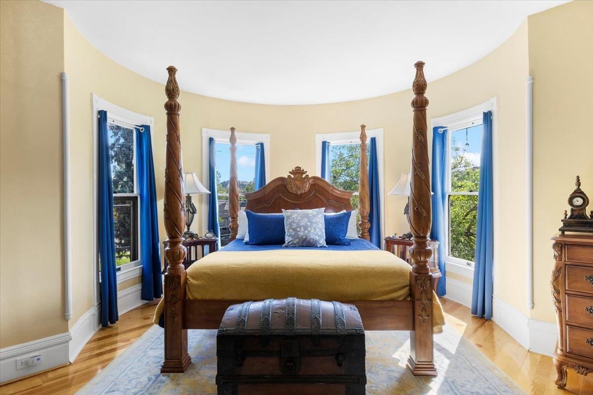 Bedroom, Interior, Wood Texture Flooring