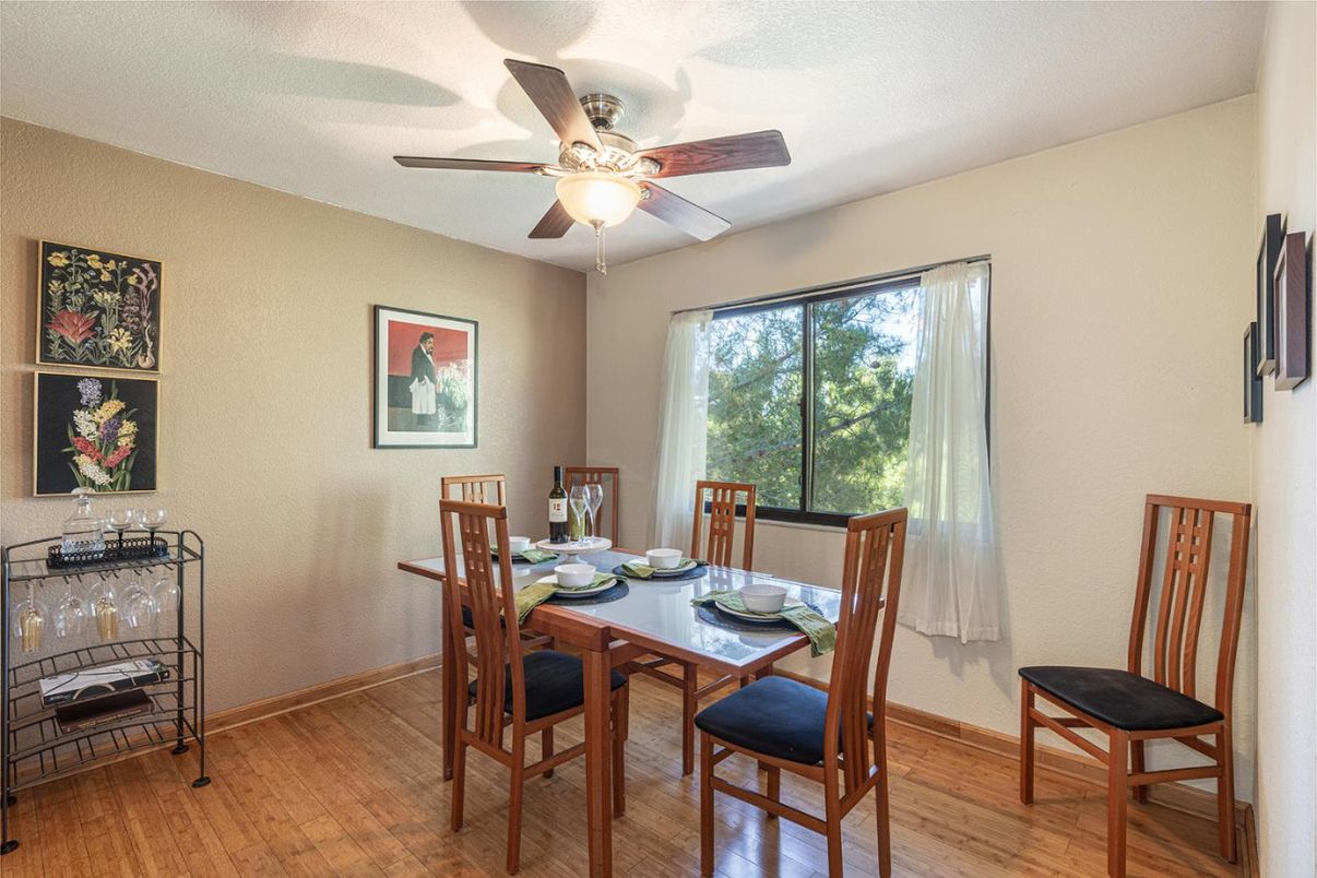 Dining room, Interior, Wood Texture Flooring