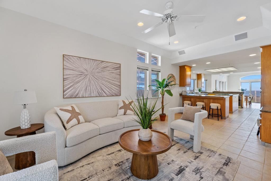 Interior, Kitchen, Living room, Recessed Lighting