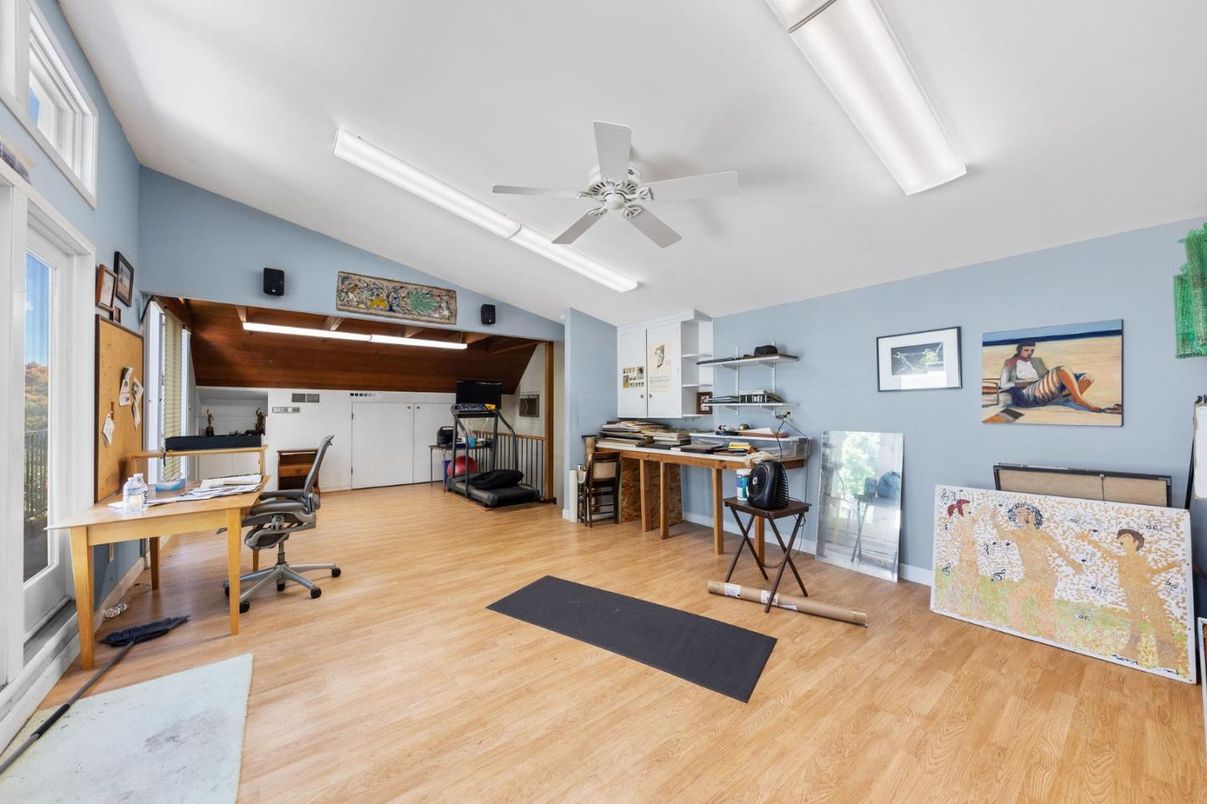 Home Office, Interior, Wood Texture Flooring