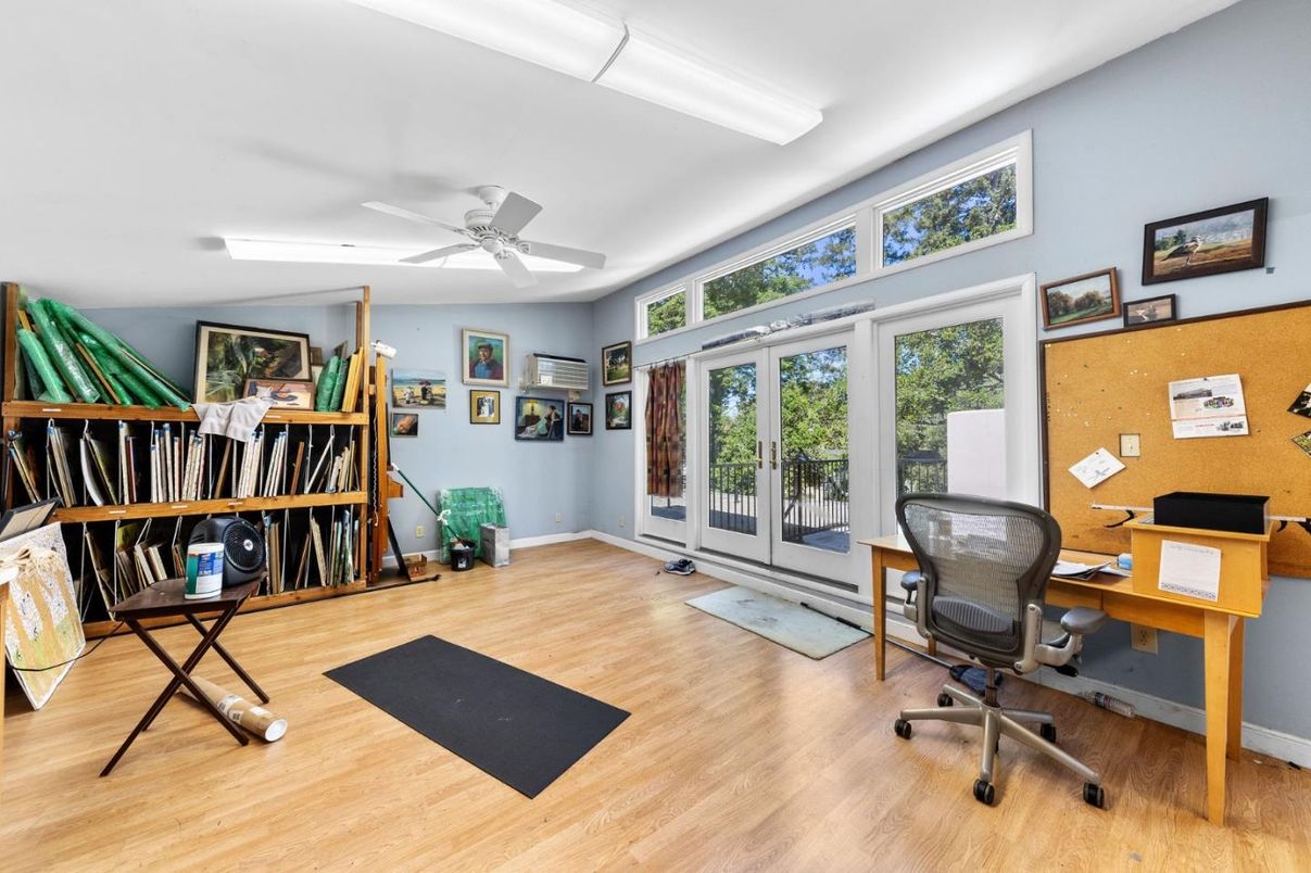 Home Office, Interior, Wood Texture Flooring