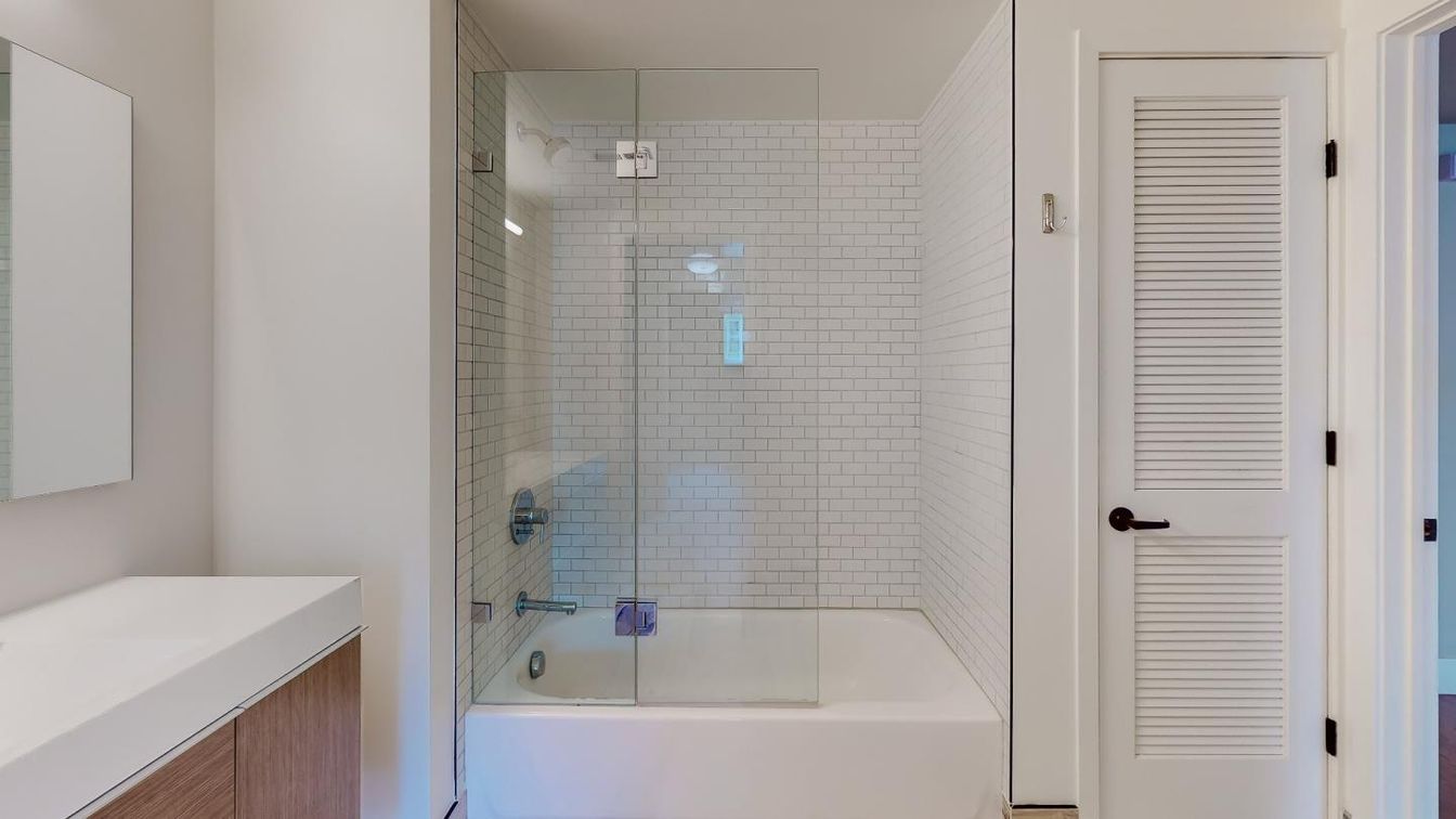 Bathroom, Glass Shower, Interior