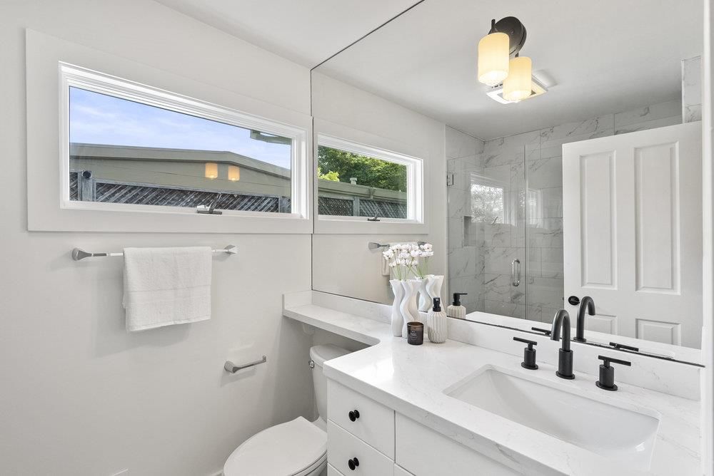 Bathroom, Glass Shower, Interior, Marble Walls