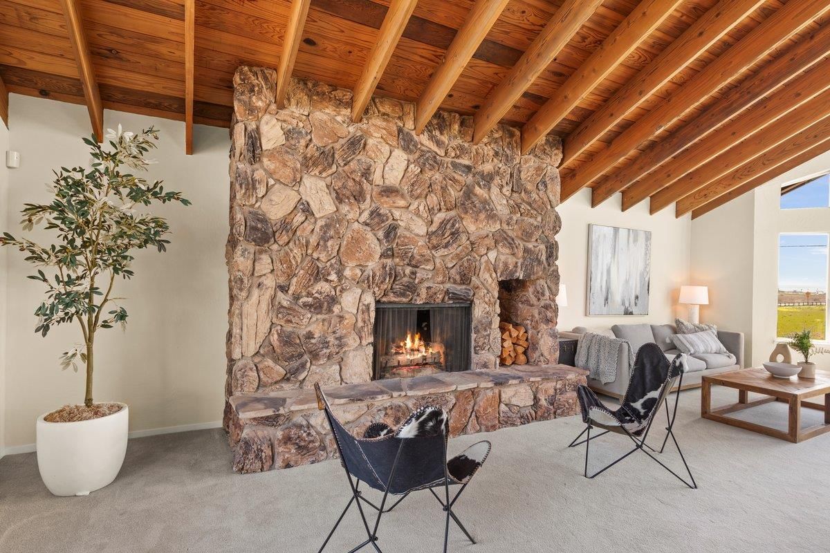 Fireplace, Interior, Living room, Stone Walls, Wooden Beams, Wooden Ceilings