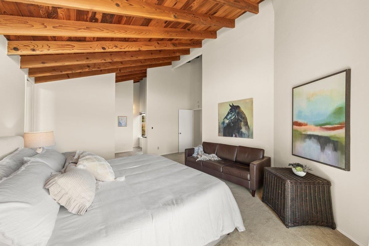 Bedroom, Interior, Wooden Beams, Wooden Ceilings