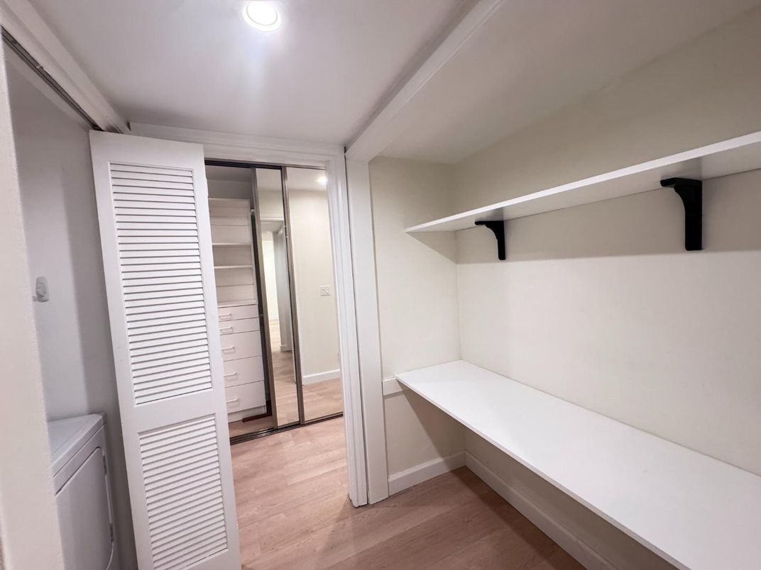 Interior, Walk-in Closets, Wood Texture Flooring