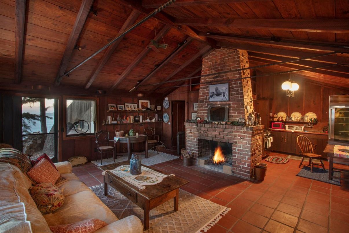 Fireplace, Interior, Living room, Stone Walls, Wooden Beams, Wooden Ceilings, Wooden Walls