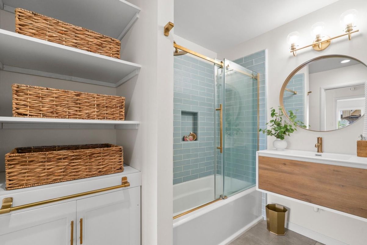 Bathroom, Glass Shower, Interior
