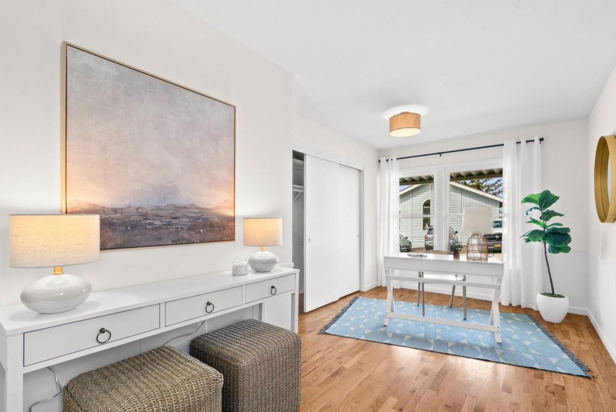 Home Office, Interior, Wood Texture Flooring