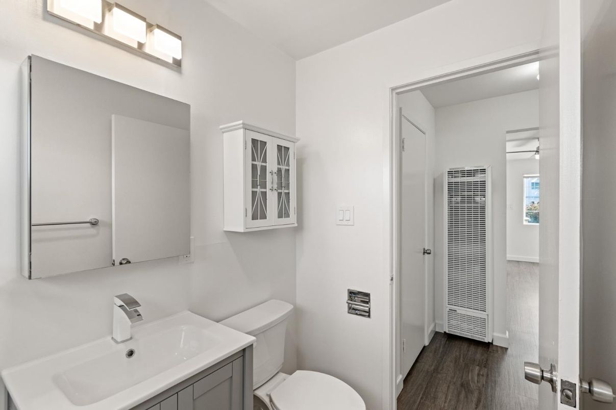Bathroom, Interior, Wood Texture Flooring