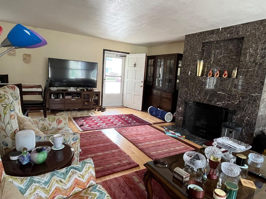 Fireplace, Interior, Living room, Wood Texture Flooring