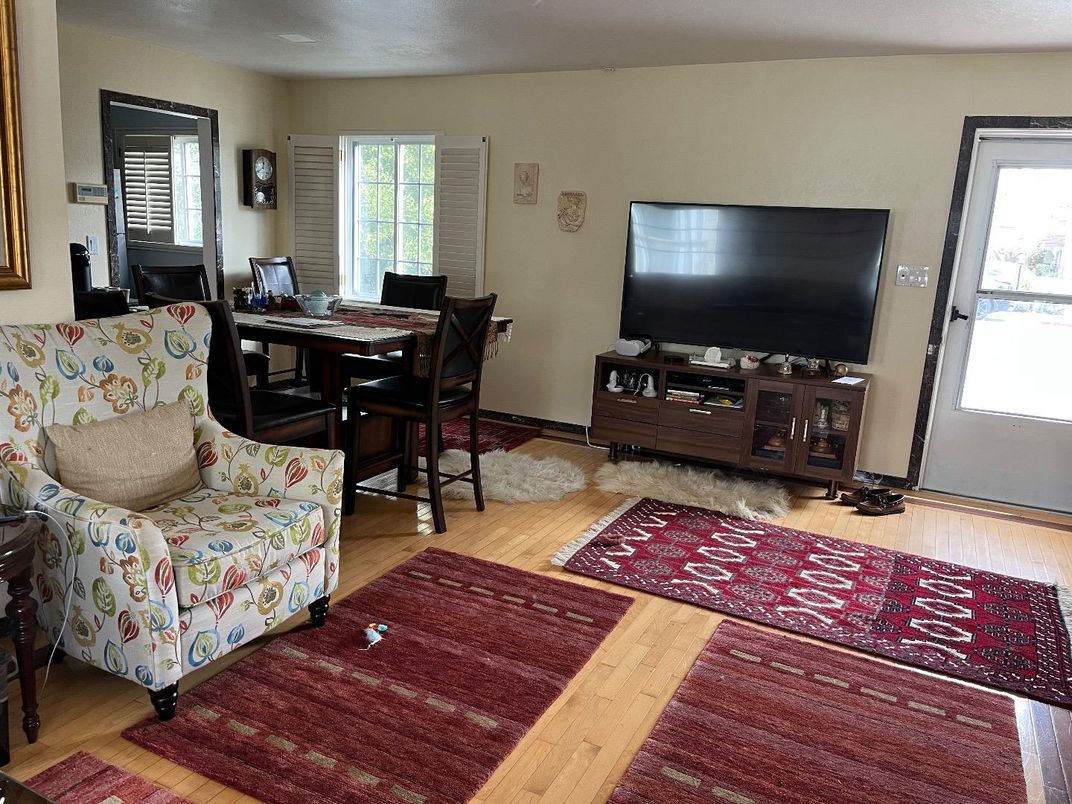 Dining room, Interior, Wood Texture Flooring