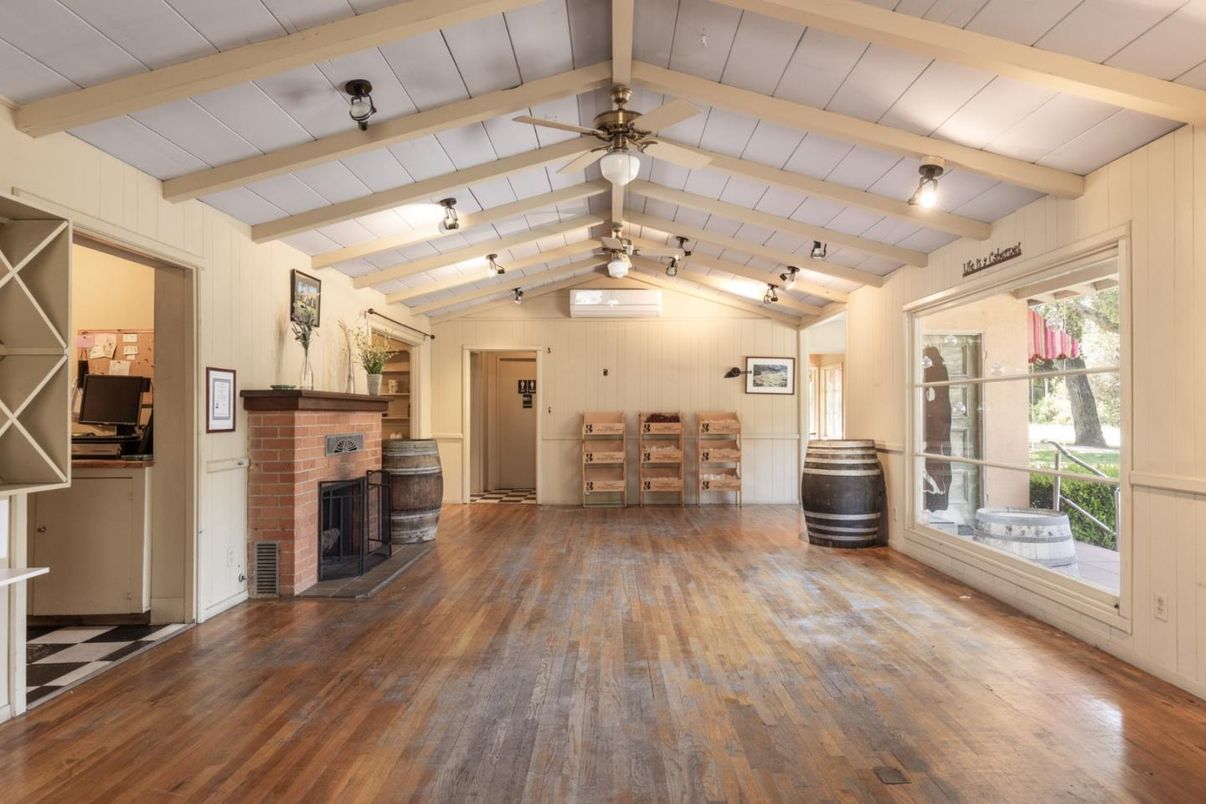 Fireplace, Interior, Wood Texture Flooring